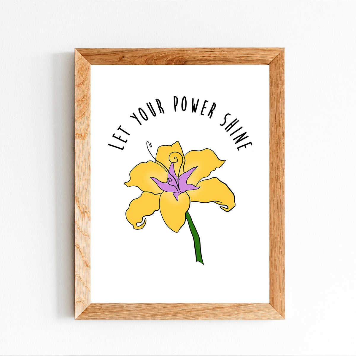 Let Your Power Shine A4 Art Print PREORDER The Dreamers Club Inc