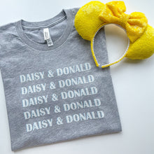 Load image into Gallery viewer, Daisy &amp; Donald Unisex Tee