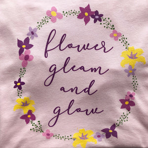 Flower Gleam And Glow Unisex Tee