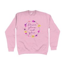 Load image into Gallery viewer, Flower Gleam And Glow Unisex Sweatshirt