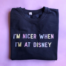 Load image into Gallery viewer, I&#39;m Nicer When Navy And Pastel Unisex Sweatshirt
