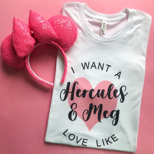 I Want A Love Like ... Personalised Unisex Tee