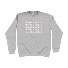 Load image into Gallery viewer, Minnie &amp; Mickey Unisex Sweatshirt