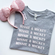 Load image into Gallery viewer, Minnie &amp; Mickey Unisex Tee