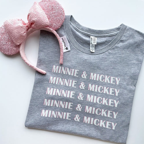 Minnie & Mickey Unisex Tee