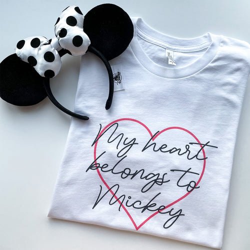 My Heart Belongs To Mickey Unisex Tee