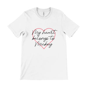 My Heart Belongs To Mickey Unisex Tee