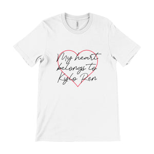 My Heart Belongs To ... Personalised Unisex Tee