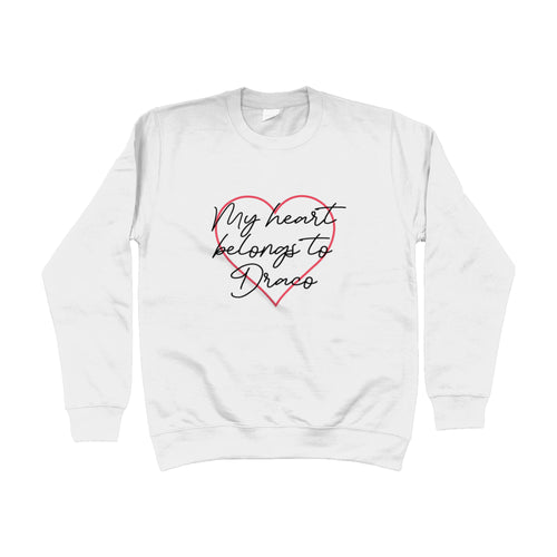 My Heart Belongs To ... Personalised Unisex Sweatshirt