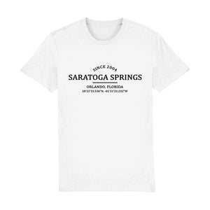 Saratoga Springs Location Unisex Tee